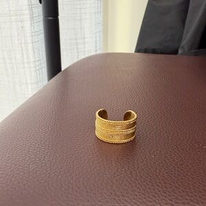 Sezane Meika Ring Doré. - Size T-U